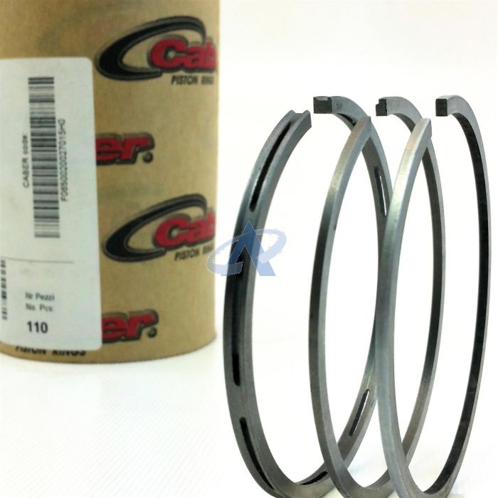Kolbenringsatz für Luftkompressoren mit Durchmesser 52mm (2.047'') & 3mm Ölschlitzring